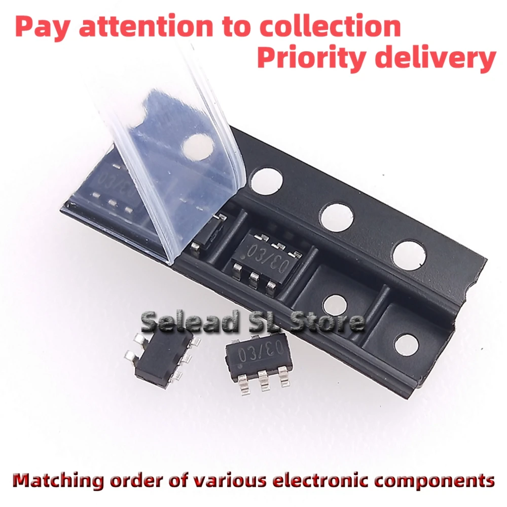 New Original 50pieces/pack SMS3.3.TCT Silkscreen .03/03 SOT-23-6 New ESD/TVS electrostatic protection diode