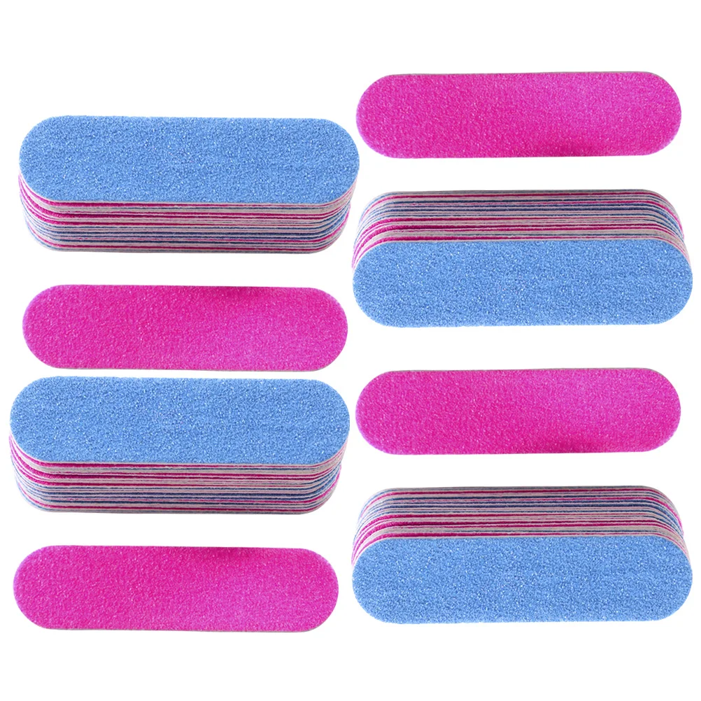 

300Pcs Portable Double-Sided Nail File Emery Board Durable Material for Beautiful Nail Designs Mini Frosted Article
