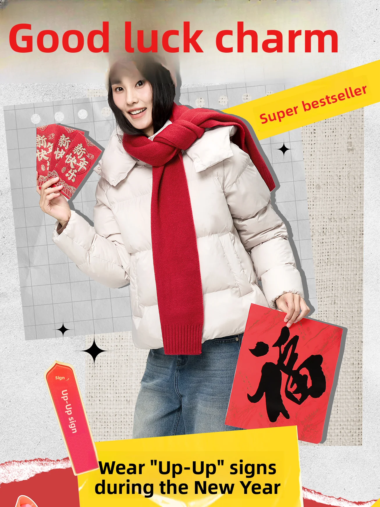 

Thiened 5D88 Winter Cotton Jaet with Hood Straight Leg ort Commute Warm Outerwear Casual Loose Fit Winter Coat