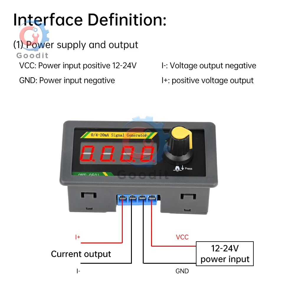 DC 12-24V 4 หลัก Current Analog Generator Sensor ความถี่ 0-20mA 4-20mA สัญญาณเอาต์พุต PLC การแก้จุดบกพร่อง Rotary Encoder