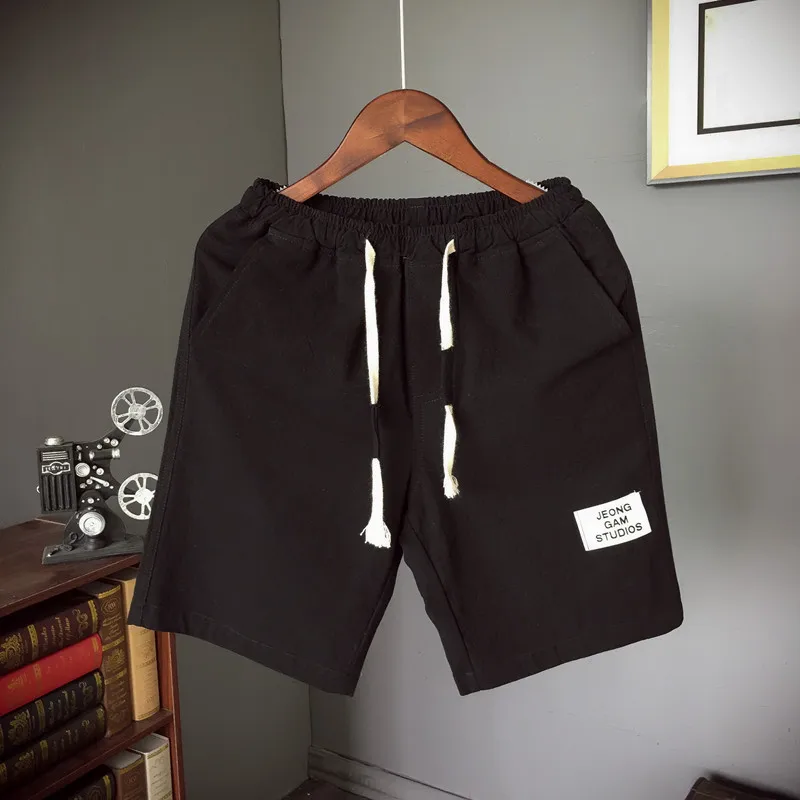 Pantalon décontracté adt respzed pour hommes, pantacourt, pantalon de plage décontracté en lin adt, shorts en coton et en lin pour hommes