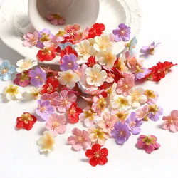 50Pcs 2.5cm Mini Daisy Artificial Flowers Silk Fake Flowers Heads for Home Wedding Decoration DIY Bride Wreath Decor Accessories