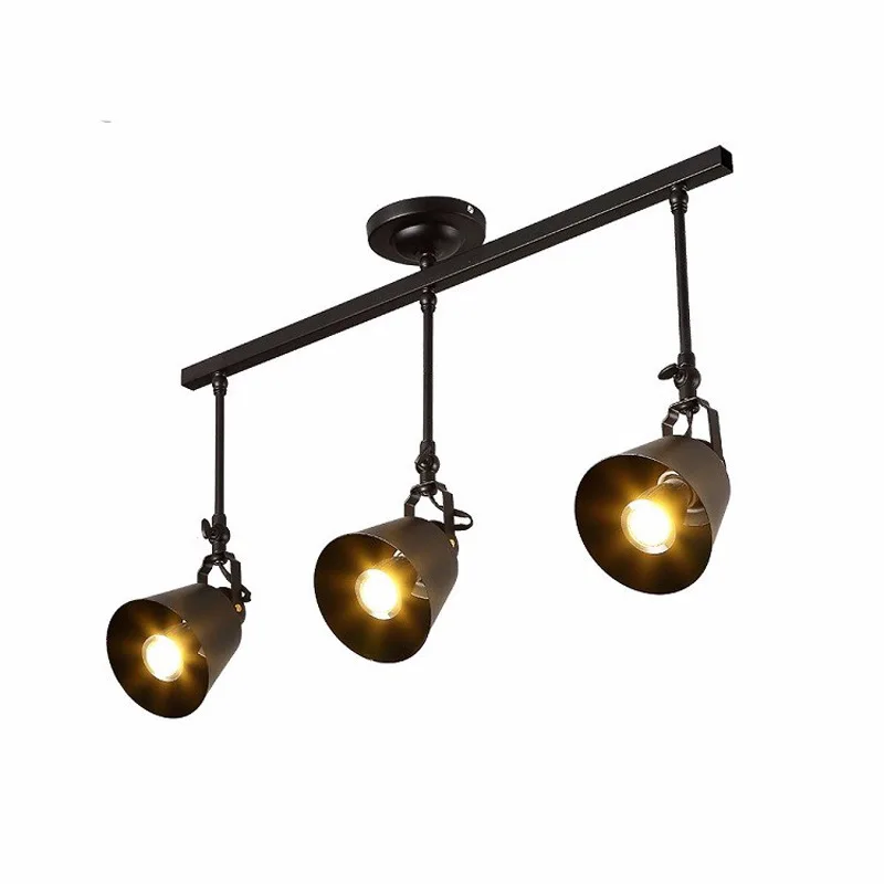 

American retro spotlight industrial style creative bar clothing store wrought iron traditional downlight LED