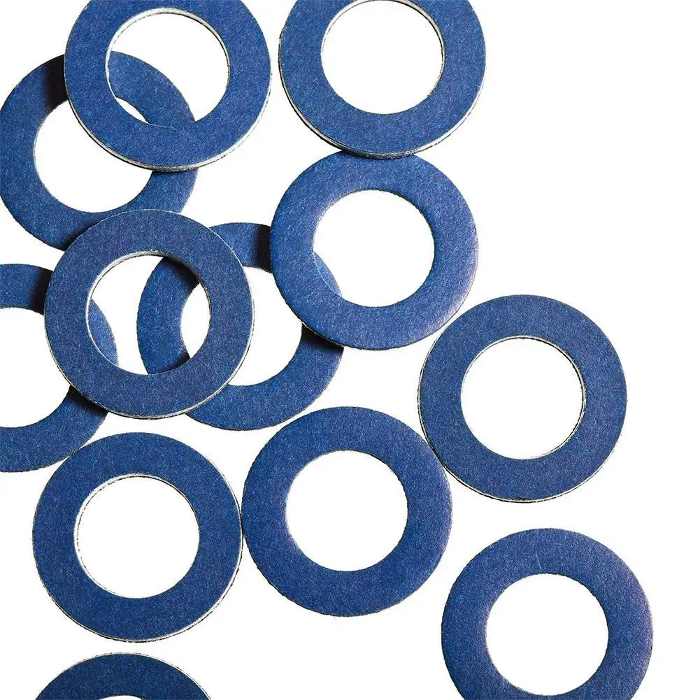 10Pcs For Toyota Lexus Engine Oil Drain Plug Seal Washer Oil Pan Gasket Alumium Auto Parts Car Accessories 90430-12031 D3Y2