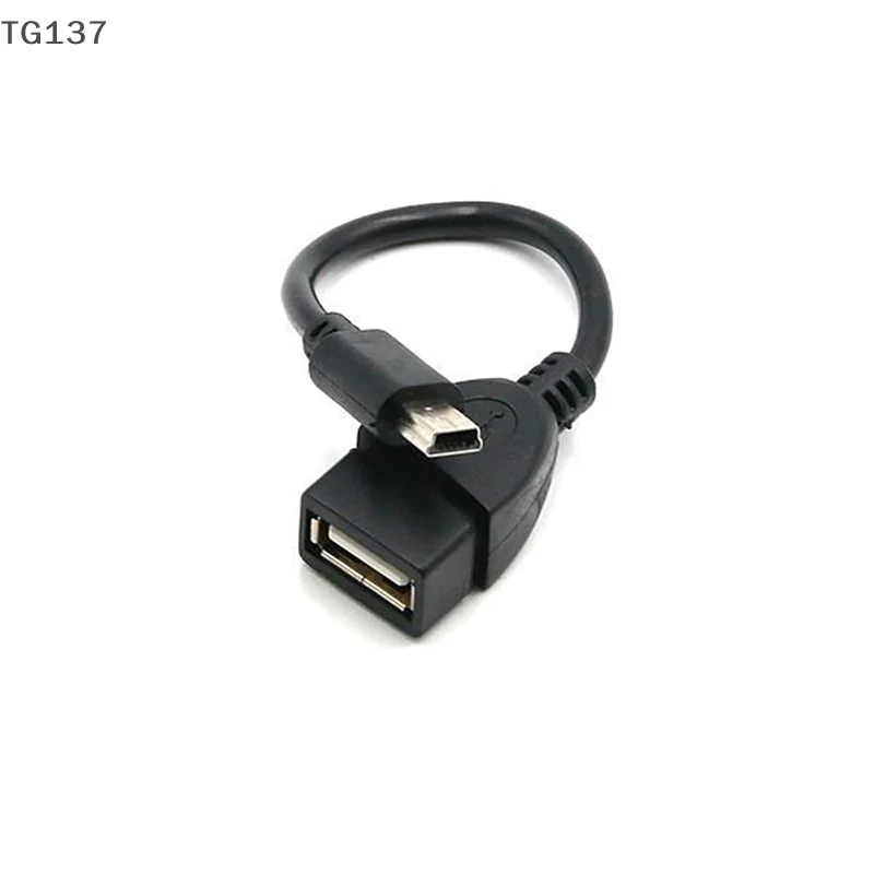 Mini USB Male To USB Female Car OTG Cable Adapter For Video Camera