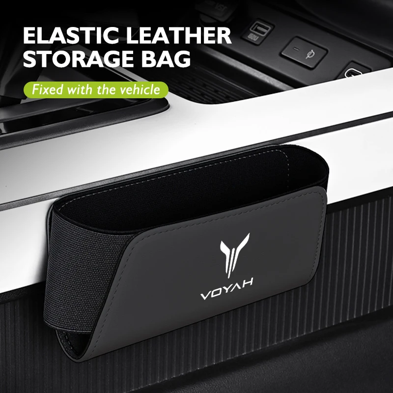 Car Seat Side Storage Pocket Phone Holder Stowing Bag Elastic For Voyah Free DFL DFM DFSK DFMC Dongfeng - view 5