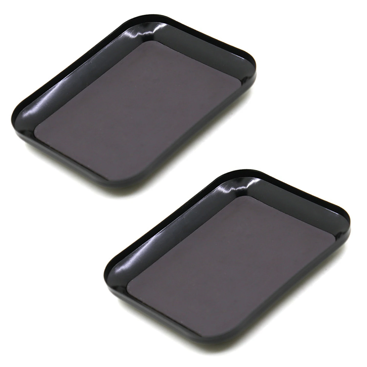2PCS RC Repair Tool Aluminium Alloy Magnetic Screw Tray Plate Storage Box For Airplane Car Crawler Axial Model Repair Tool Parts