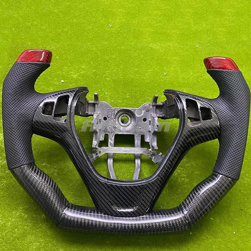 100% Real Carbon Fiber Steering Wheel For Hyundai Genesis Coupe 2009 2010 2011 2012 2013