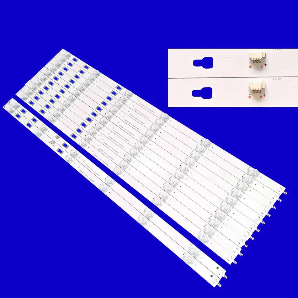 

12 шт. светодиодная лента для подсветки, 6 светодиодов для Haier LE55Q6590U LE55Q6500U LED55D06B LED55D06A-ZC15AG-04 30355006205 30355006206