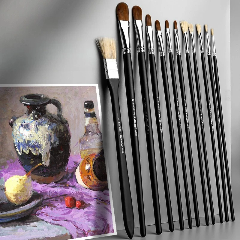 

Makeup Brushes Eyeliner Brush Angled Brush Paint Brushes Set 1#3#5#7#9#11 For Watercolor Oil Painting Nail Art DIY Craft