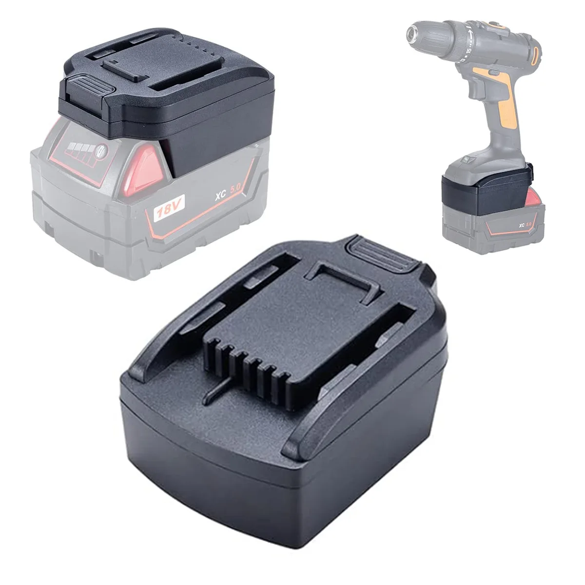 

Battery Adapter For Makita/DEWALT/Milwaukee Battery To Worx 6-Pin 20V Power Tool Converter Battery Convertor Adapter