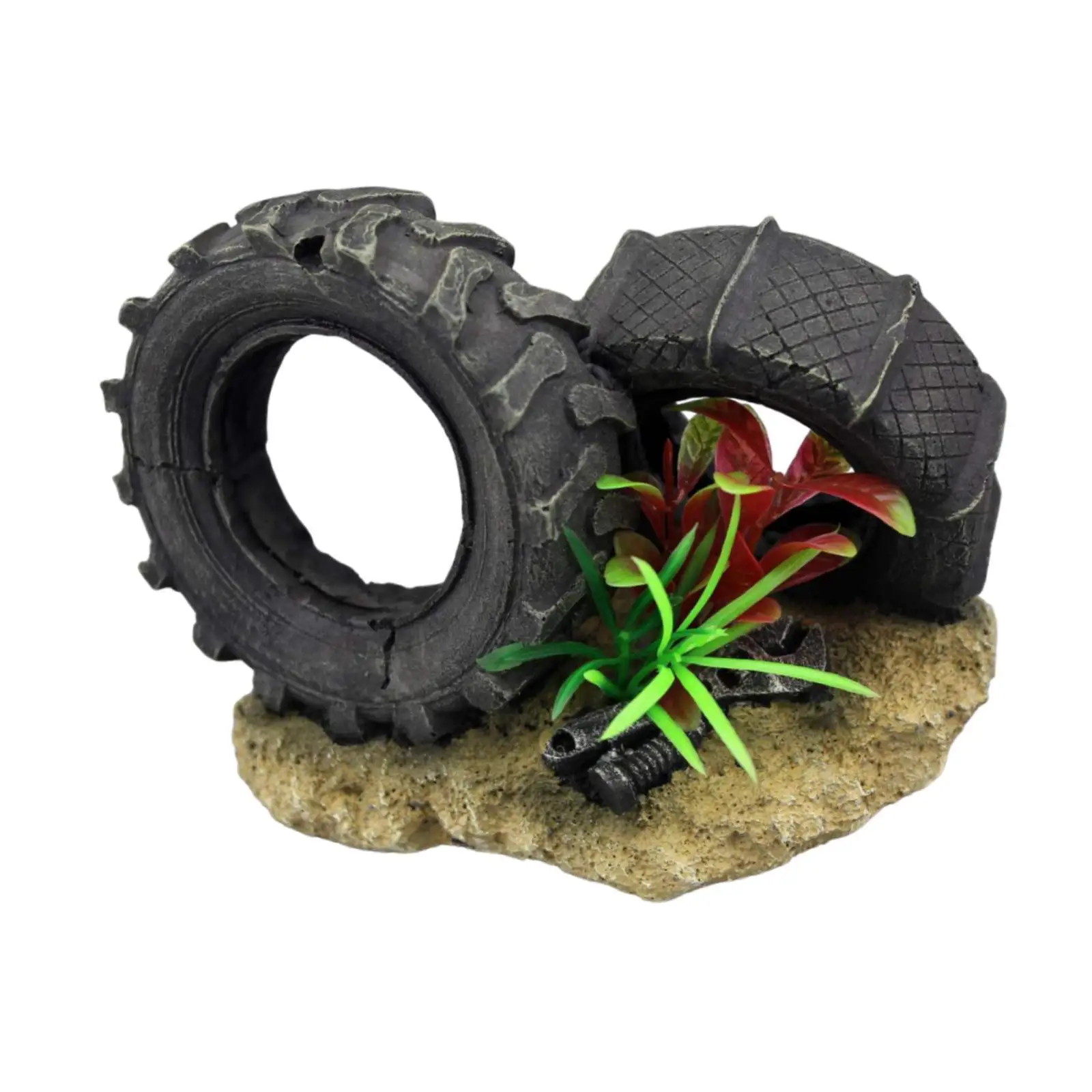 

1/6 Simulation Waste Tire Scene Model for 12'' Action Figure Scene Layout