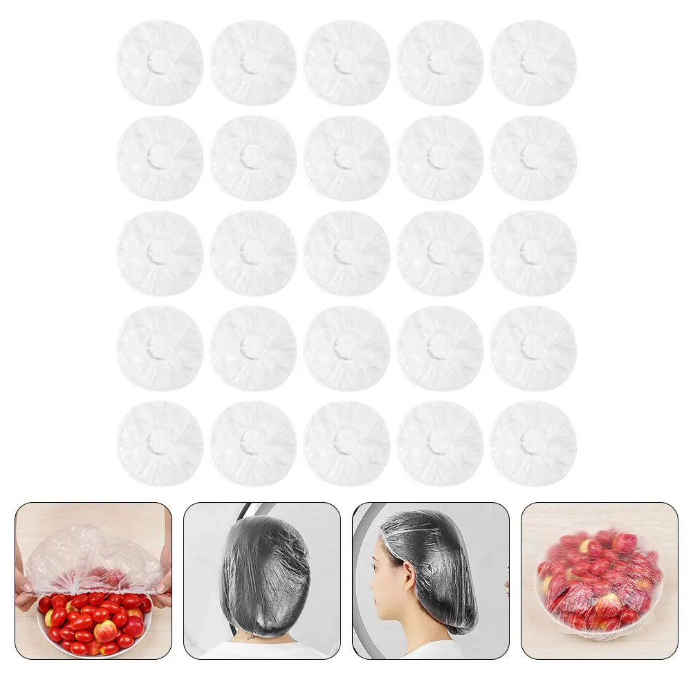 

2 Bags Bowl Lid Cover Reusable Clear Wrapping Paper Disposable Dust Covers Fold Women Food Preservation Storage Containers