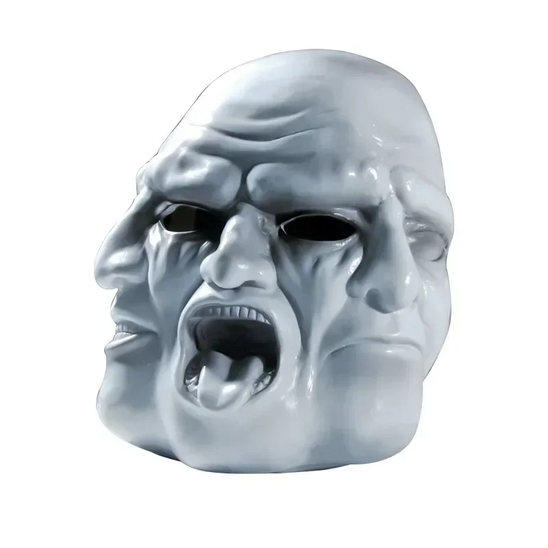 New Creative Ghost Face Hollywood Harvest Day 2Payday Three Faced Resin Mask Halloween Horror Role Playing