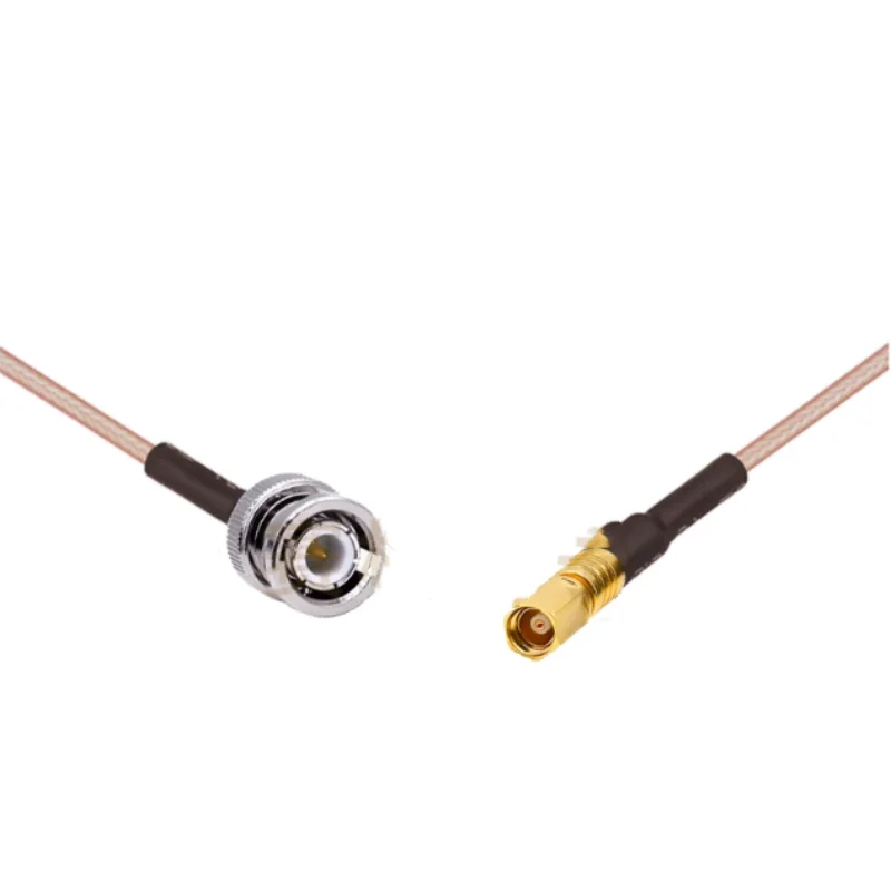 1pc RG316 Jumper Cable  BNC Male plug to SSMC Female jack connector 50 ohm  RF Pigtail Coaxial Cable adapter