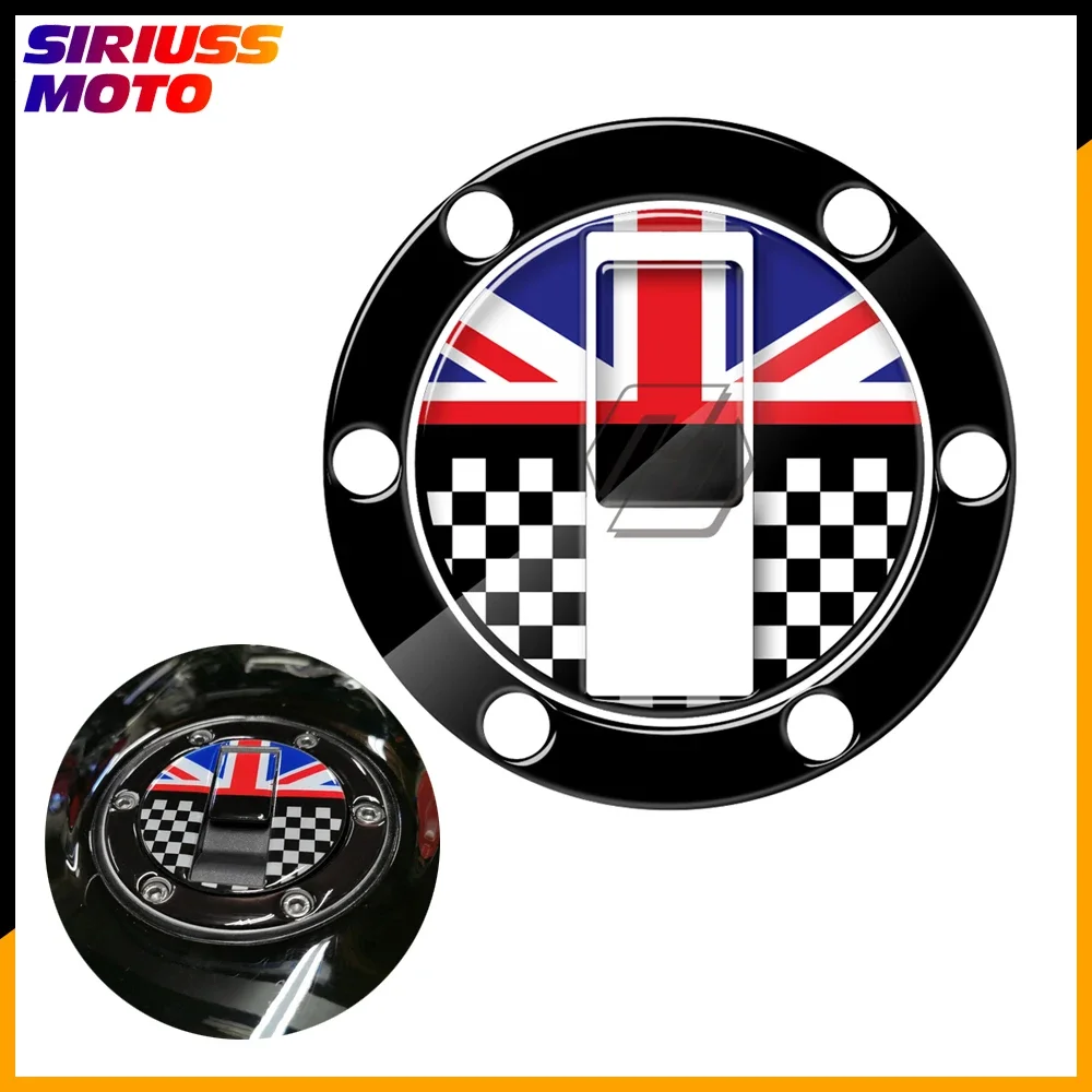 3D Motorcycle Sticker Gas Fuel Cap Cover Protector Decal for TRIUMPH DAYTONA 600 650 675 675R 955i BONNEVILLE