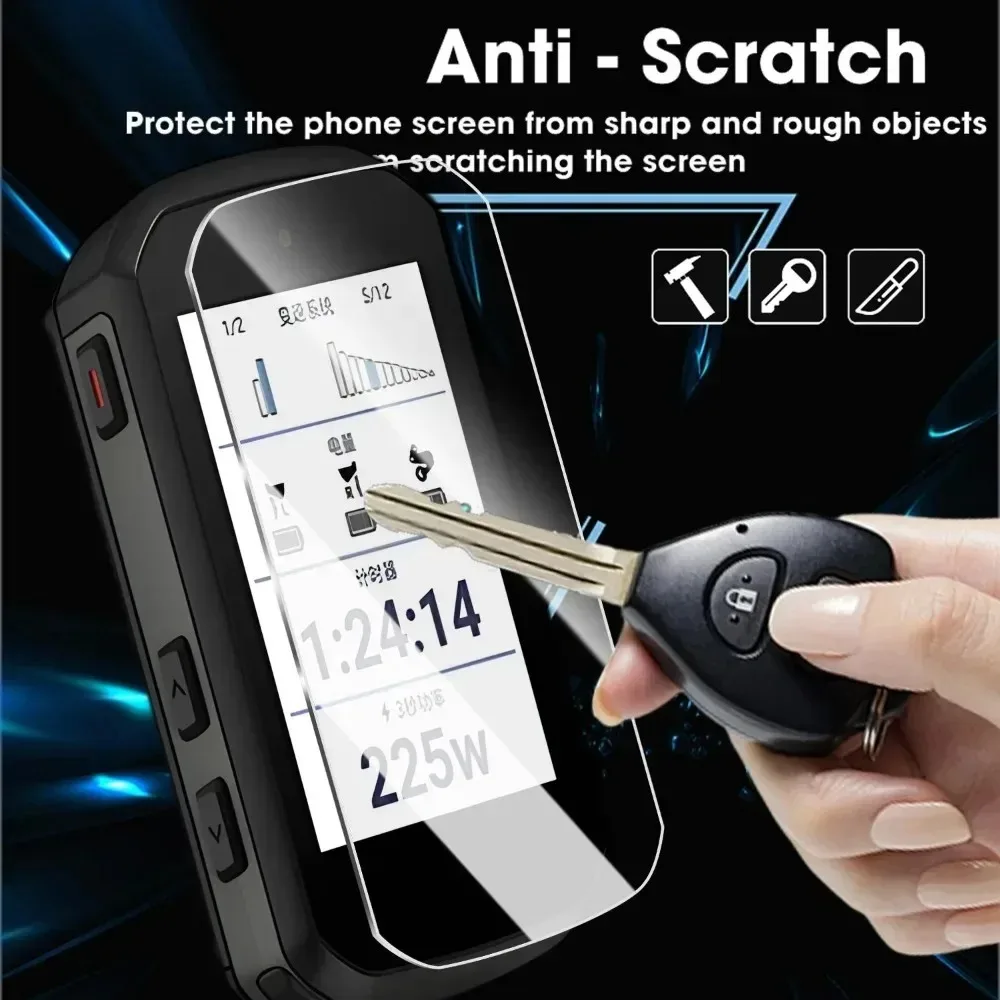 1-4PCS 9H Hardness Tempered Glass Protective Film For Garmin Edge 850 Edge 550 Bicycle GPS Stopwatch HD Clear Screen Protectors