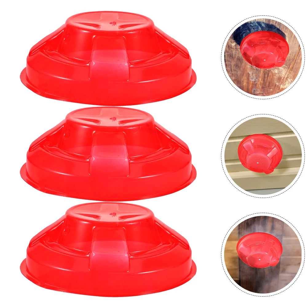 

3 Pcs Smoke Dust Cover Replacement Shell Sensation Guard for Cooking Plastic Covers Protection Protective