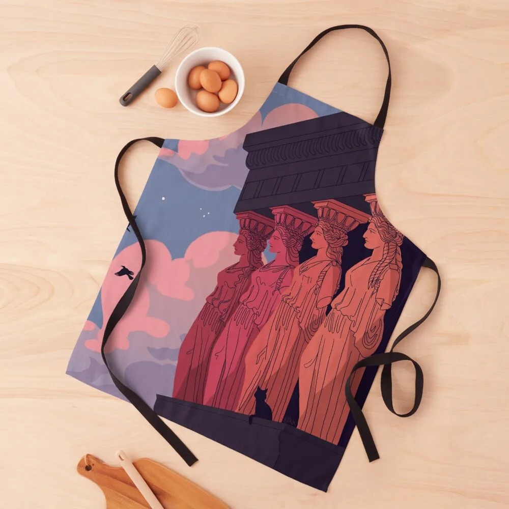 

Caryatids at Dusk Apron chef for man chefs Restaurant Kitchen Equipment cleanings Apron