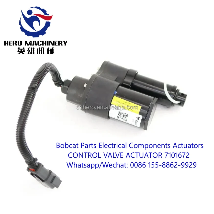 Original Bobcat Parts Electrical Components Actuators Control Valve Actuator 7101672 for All-Wheel Steer Loaders A220 A300 A770