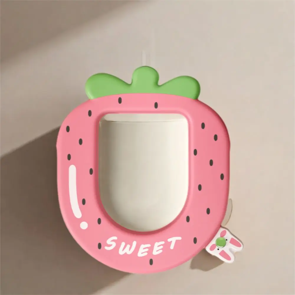 

Thickened Aromatherapy Toilet Mat Strawberries Design Four Seasons EVA Toilet Seat Cover Cartoon Comfortable