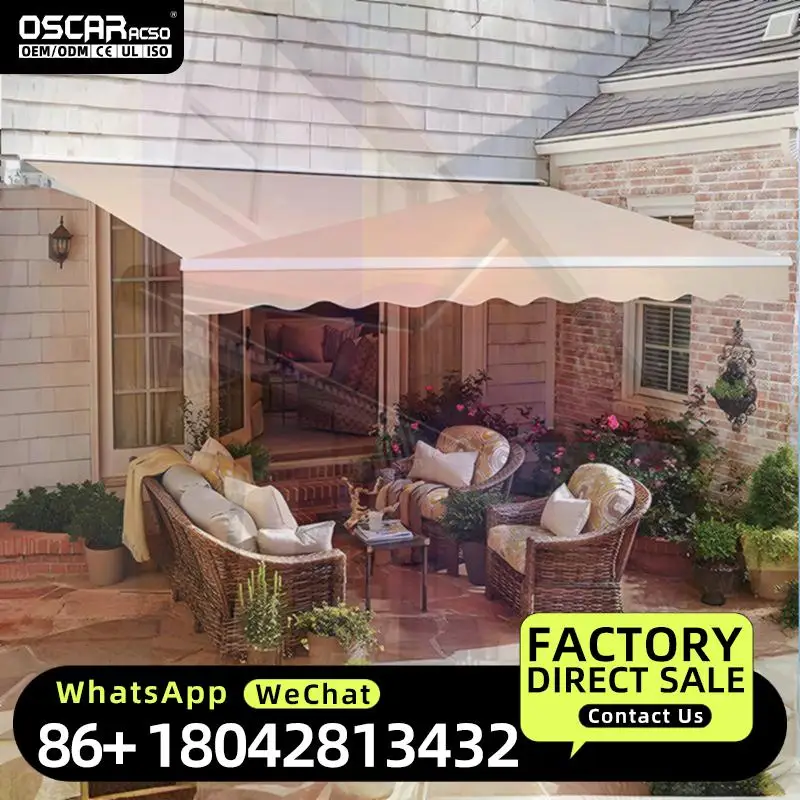 2026 New Product Wholesale High Quality Retractable Outdoor Car Parking & Cassette Awning for Gardens and Driveways Retractable