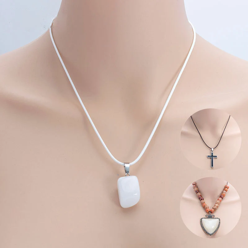 10-50 Stks/partij 1.5/2Mm Leren Koord Koord Wax Vlechttouw Met Gesp Verstelbare Gevlochten Touw Sieraden Maken Diy Ketting Armband
