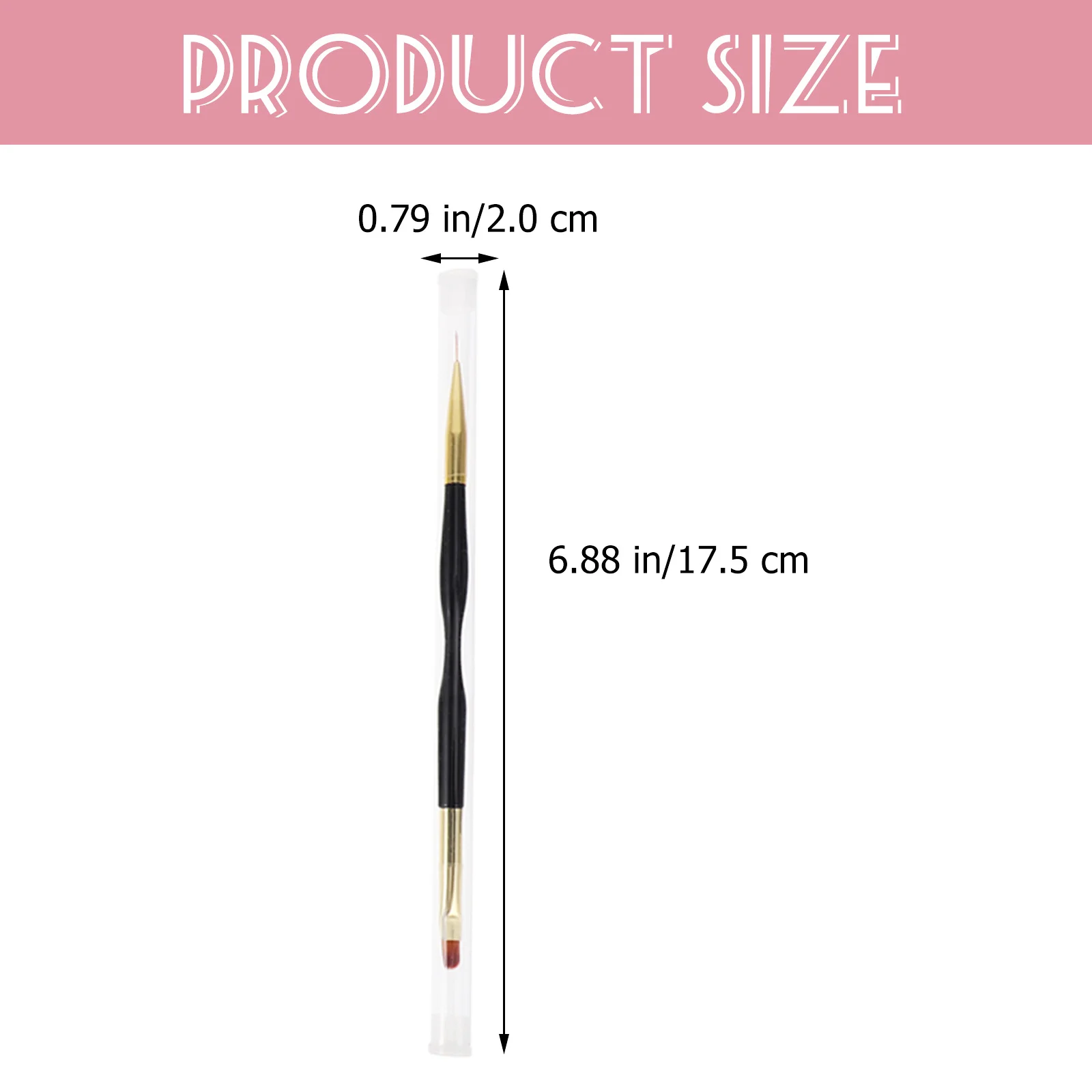 1 set 1 Set Of Art Brush Kit Wear-Resistant Portable Professional Nail Pens For Diy Manicure Dotting Tools Nail Supply Accessory