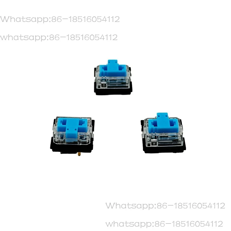 Low Profile Switch for Mechanical Keyboard Black Bottom Housing 3 Pin Blue RGB Customized DIY Hot Swap