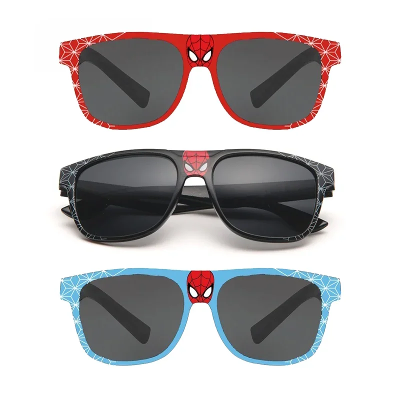 Marvel Superhero Spider-Man Cartoon Sunglasses Outdoors Sunscreen Glasses Fashion Facial Decorative Accessories Boy Girl Gifts