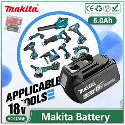 original Makita 3.0Ah/5.0Ah/6.0Ah 18V Rechargeable Battery Makita 18V BL1830 BL1840 BL1860B BL1850 BL1850B Power Tools Battery