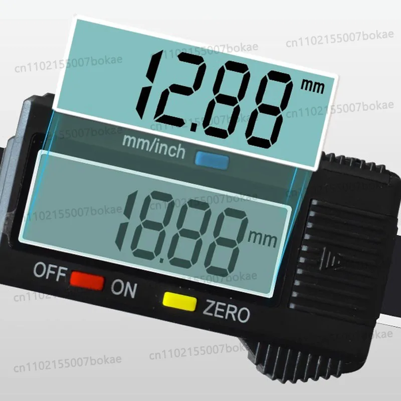 Digital depth gauge with fine rod - high-quality digital depth measurement tool
