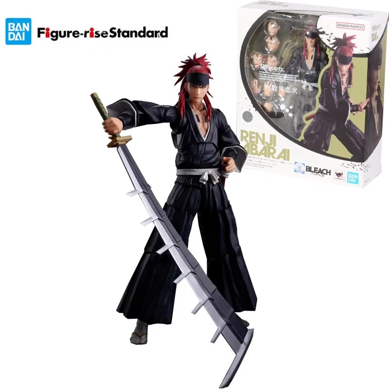 

Bandai Genuine BLEACH S.H.Figuarts Series Finished Model Kit Anime Figure RENJI ABARAI Boy Action Assembly Toy Collection Model