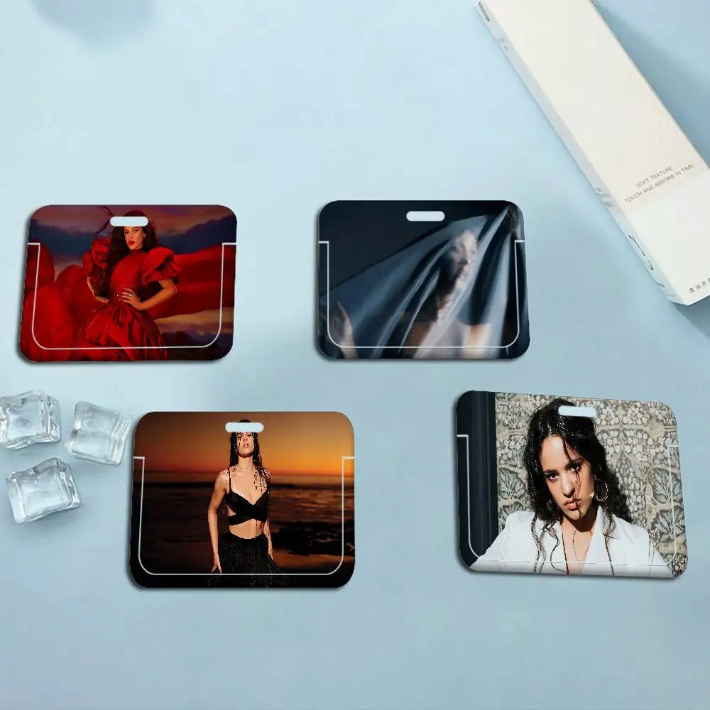 

Singer R-Rosalia Unisex Card Cover Women Lanyard Work ID Card Holder Business Work Card ID Badge Holder Bags Case