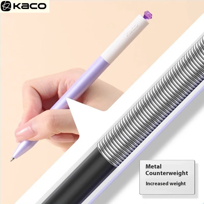 

KACO Treasure Set Gel Pen Rotating Core,Stable Writing With Low Center Gravity 0.5 Fashion Lucky Series Quick Drying Stationery
