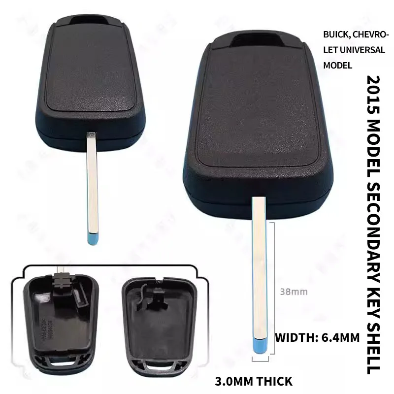 

for Buick Chevrolet 2015 sub-key universal car boutique key embryo with chip slot