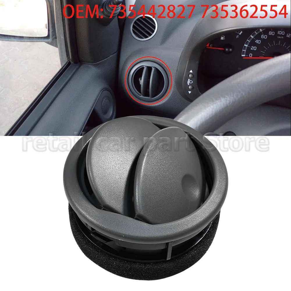 

For FIAT PANDA MK2 Heating Grille Diffuser Dashboard Air Vent Nozzle 735442827 735362554 Air-conditioning Outlet Replacement