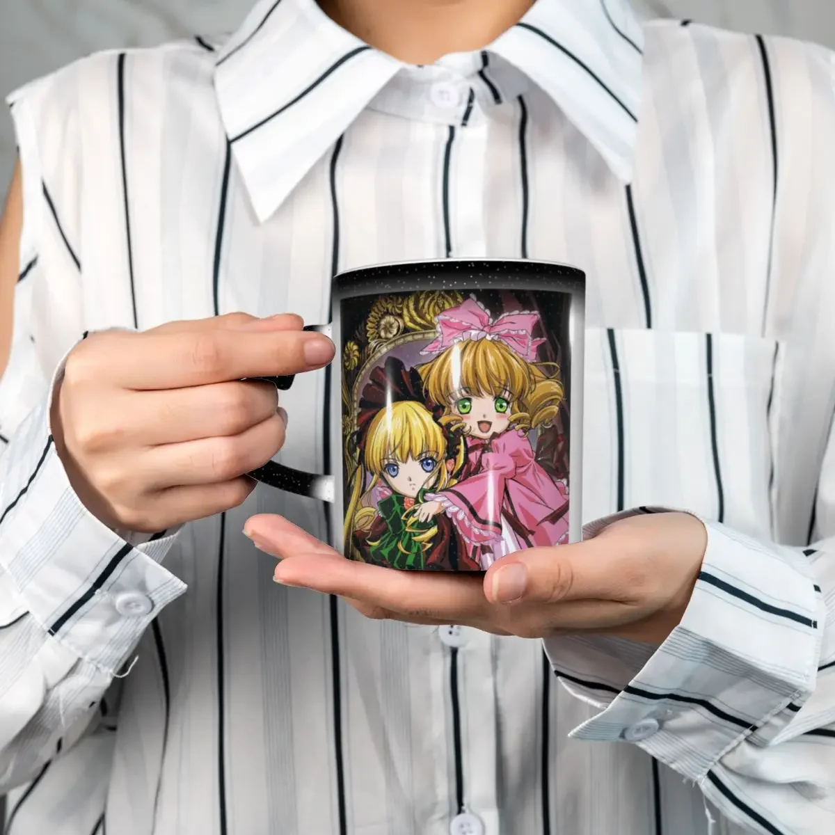 

Romantic Anime Rozen Maiden Wantage Mug Funny Ceramic Coffee Cups Tea Mugs Milk Cup Drinkware Gifts for Woman Man