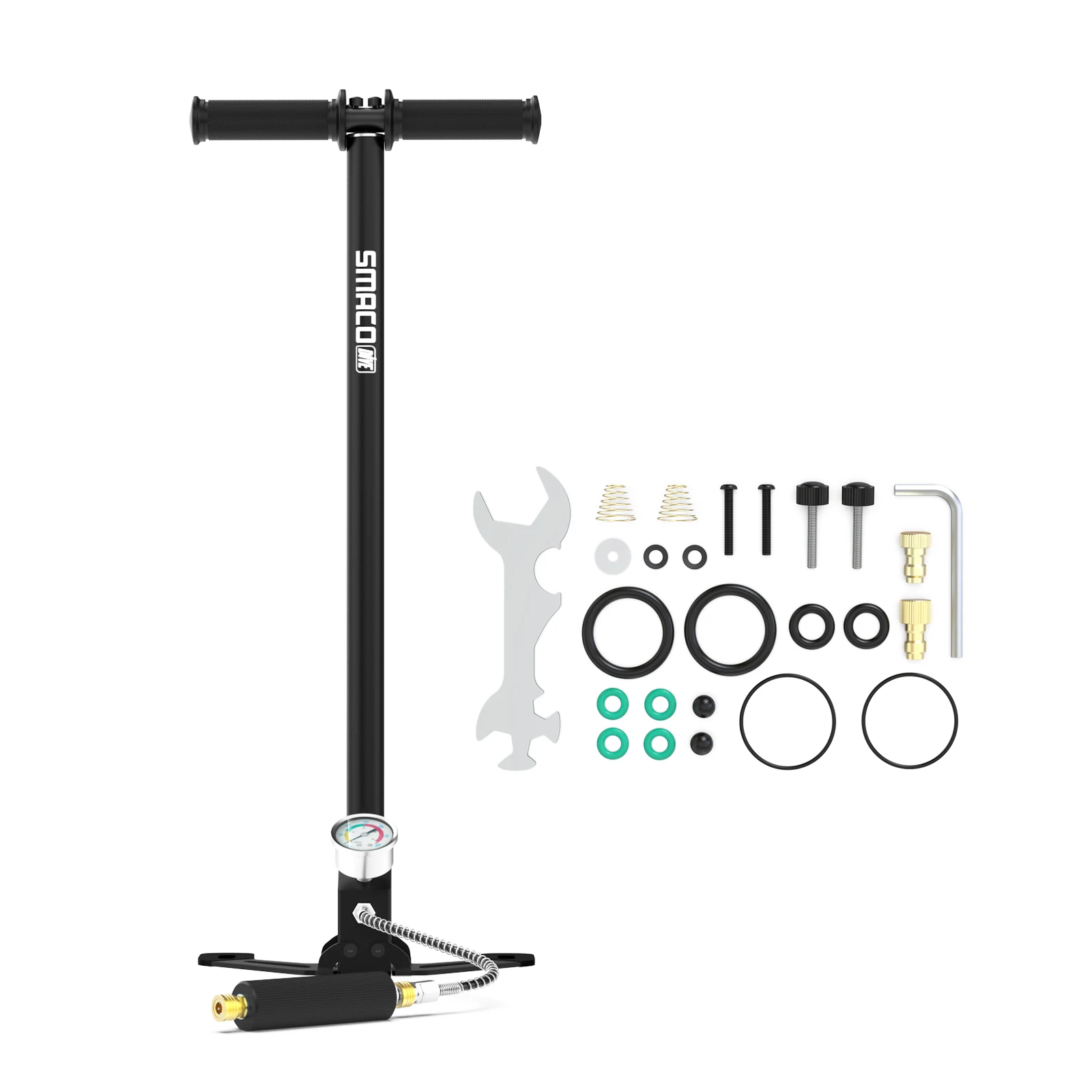 

Diving pony bottle manual air pump, portable outdoor air pump, diving equipment accessories