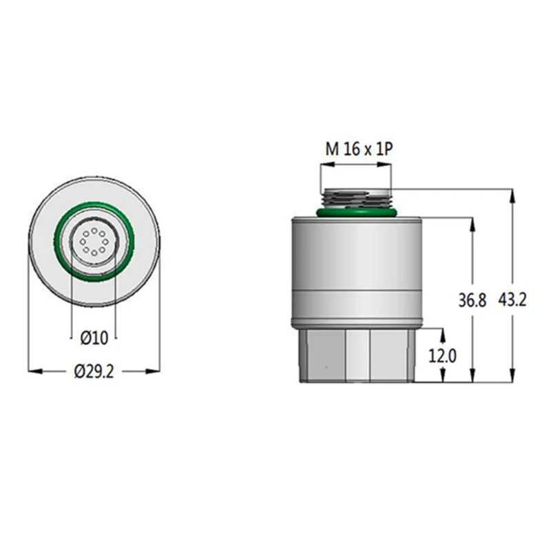 2PCS Elektrochemische Zuurstofsensor O2 Gas Voor Medische Ventilator Zuurstofconcentratie Meting