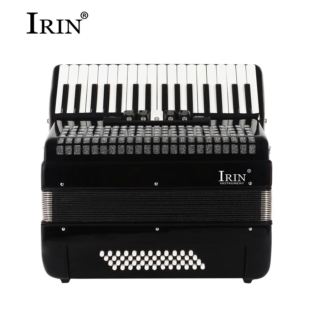 IRIN 34 Keys 48 Bass Accordion Professional Accordion with Strap Accordion Bag Keyboard Instruments Performance/Teaching