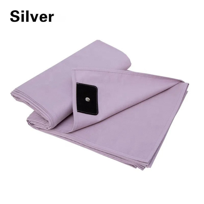 Grounding Sheets with 10% Silver Fiber & Organic Cotton - Conductive with Grounding Cord, Grounding Keep Good Sleep, Health