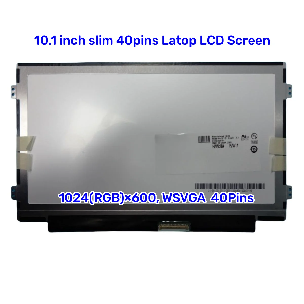 LCD display For ACER Aspire ONE D270 D255E D271 D260 D257 D255E D257E ZE6 ZE7 ZH9 KAV70 D271 B101AW06 V.1 N101LGE-L41 N101I6-L0D