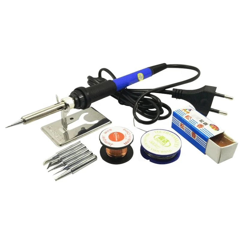 

Dropshipping New Products Havya 60W Soldering Iron Tool Kit Set Welding Repair Tool Rosin Tin Wire Electric Soldering Iron
