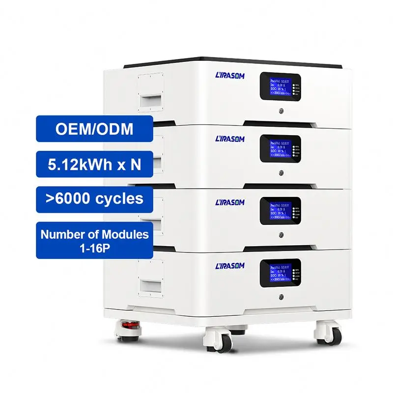 

Batterie Lithium 48v Lifepo4 Battery Stack 48v 100ah Energy Storage System 5kwh Mobile Stacked Battery 10kwh 15kwh 20kwh 25kwh