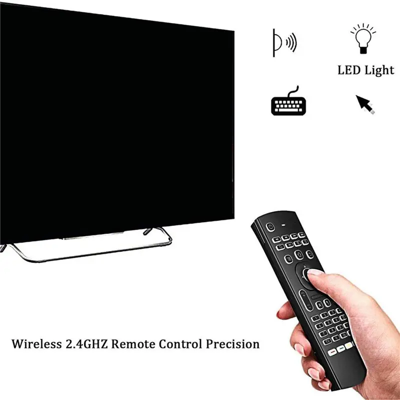 DT39 3X MX3 Air Mouse Wireless Keyboard Backlit Smart Remote Control 2.4G RF for Android TV Box for X96 Tx3 H96