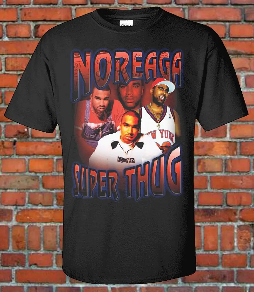 

Noreaga 90s style Bootleg Tee CNN Queen New York SUPER THUG Y2K tops Unisex Summer Short Sleeve