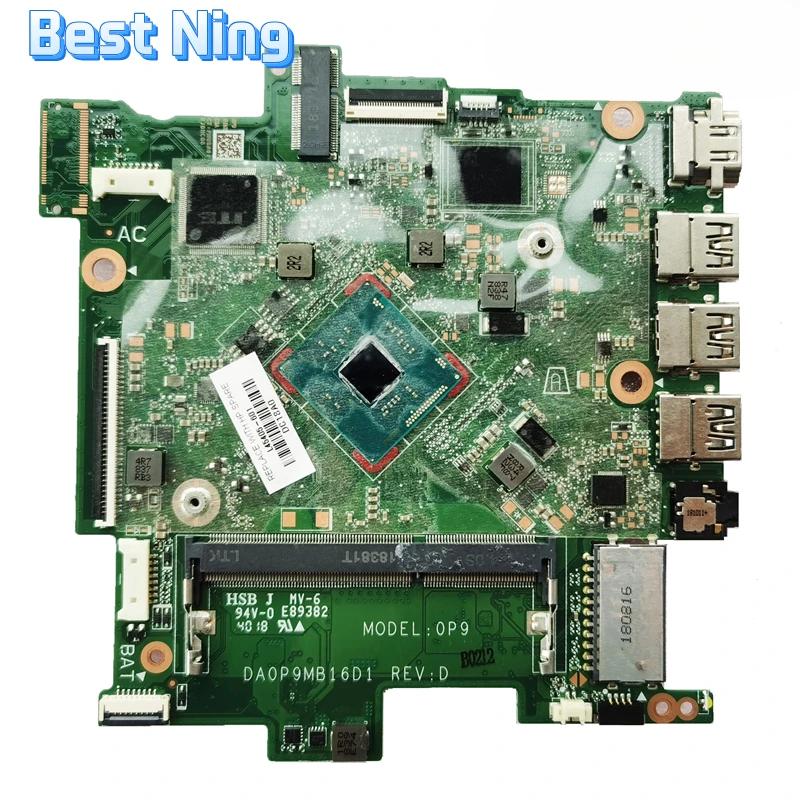 For HP Stream 14-CB Motherboard DA0P9MB16D1 L45405-601 Mainboard N3060 CPU