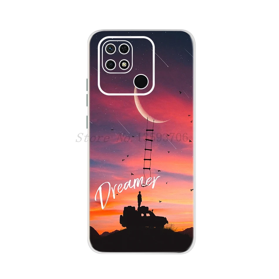 For Cover Xiaomi Redmi 10C Case Redmi 10c Funda Phone Case Clear Bumper Back Shockproof Soft TPU Case For Redmi 10 C Coque 6.71\