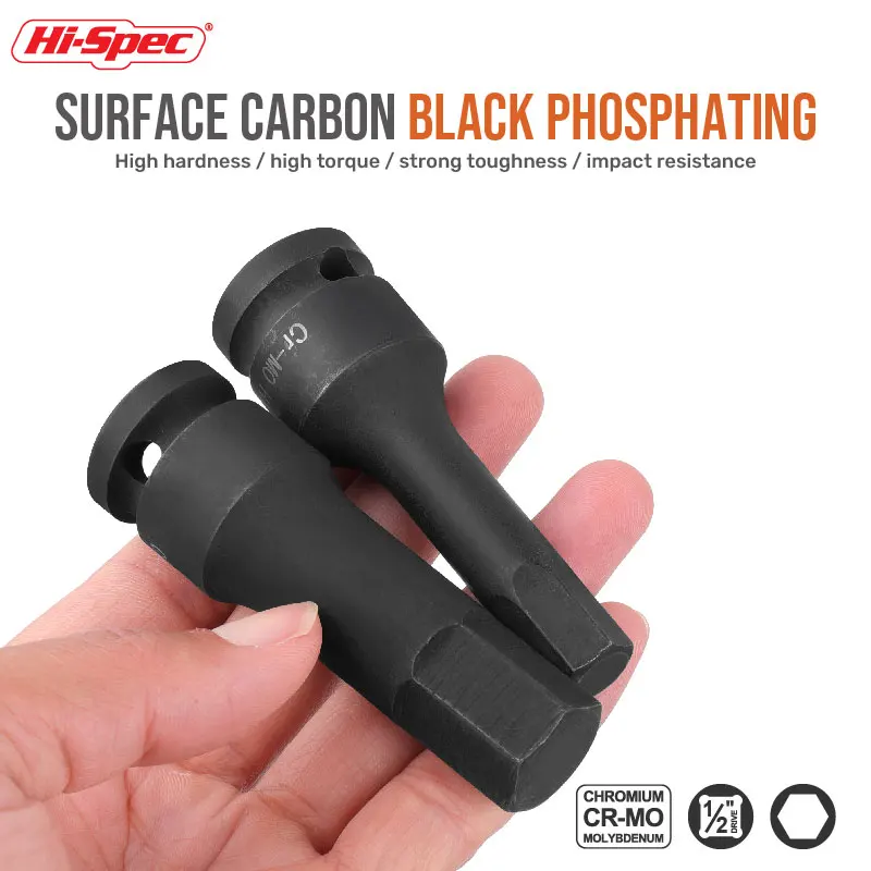 Imagem -05 - Spec Hexagon Socket Bit Impacto Allen Key Tool Power Hex Wrench Conjunto Cabeça Bits Chave de Fenda Pcs Alta
